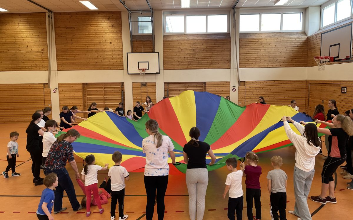 Sport verbindet – der Kindergarten bei uns zu Gast
